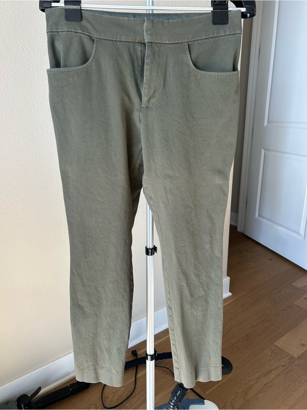 a new day Olive Green Slim Pull-On Chinos